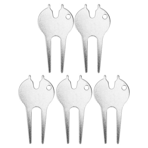 Fourchette De Gazon Golf 5 Pièces Outil Réparation Portable