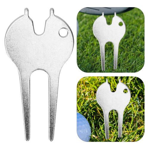 Fourchette De Gazon Golf 5 Pièces Outil Réparation Portable 2