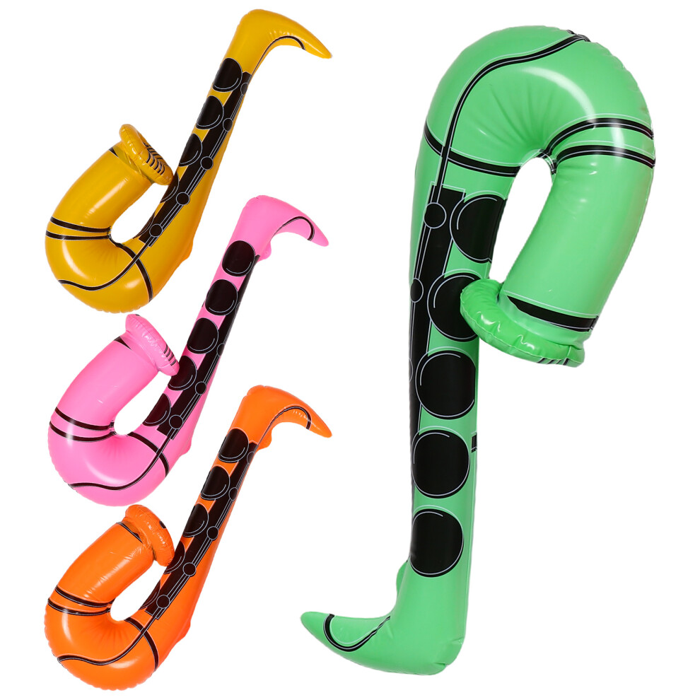 4 Pcs Inflatable Saxophone Props For Kids Party Decorations-image-OPC-PMN8757-NEW