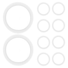 10Pcs Silicone Bathtub Drain Plug Gaskets Basin Seal Ring Washer