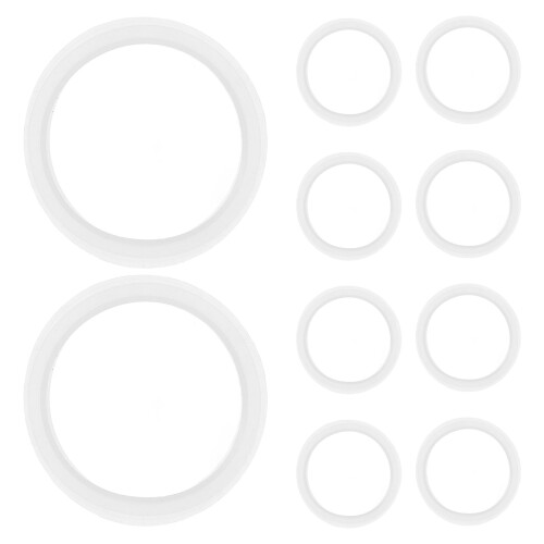 10Pcs Silicone Bathtub Drain Plug Gaskets Basin Seal Ring Washer