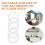 10Pcs Silicone Bathtub Drain Plug Gaskets Basin Seal Ring Washer 8