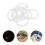 10Pcs Silicone Bathtub Drain Plug Gaskets Basin Seal Ring Washer 10