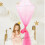 Lace Bed Conical Curtains Dome Bed Canopy Mosquito Net (Light Pink) 4