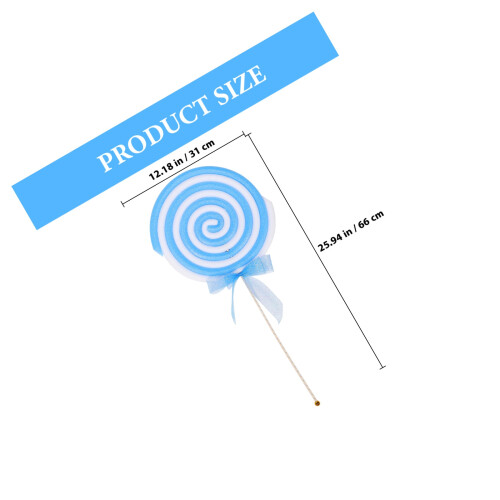 2Pcs Large Simulation Lollipop Props For Photography Fake Model 1