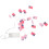 One Set Copper Wire LED String Lights In American Flag Shape 1