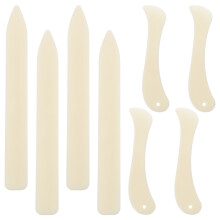 8Pcs Plastic Bone Folder Tool For Paper Crafts And Bookbinding