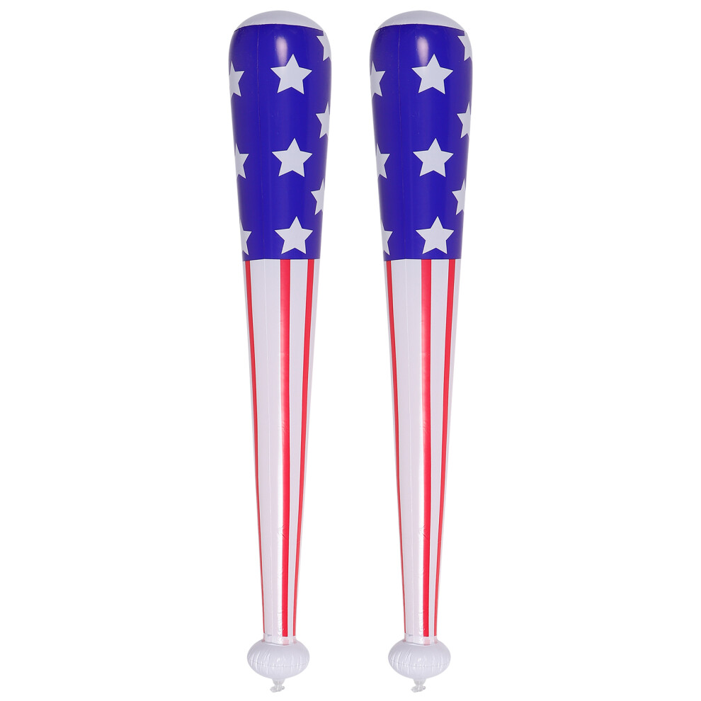 2Pcs Inflatable Baseball Bat Prop For Pretend Play Bulk-image-OPC-PMN87X9-NEW
