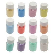 12 Pcs 10g Mica Pearl Pigment Set For Soap Bomb Nail Art