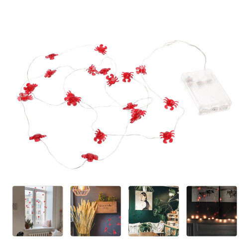 20 Led String Light With Crab Modeling Creative Lamp 2