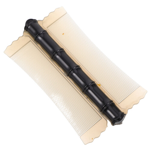 Dandruff Comb Plastic Flea Fine Tooth Bamboo Design Double Sided