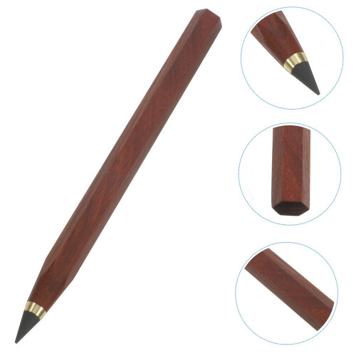 Everlasting Wooden Pencil Practical Inkless Writing Tool 2