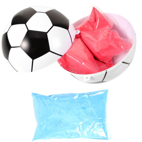 Set Pallone Da Calcio Con Polvere Colorata Per