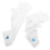 5Paren Lange Witte Handschoenen Met Modieuze 2