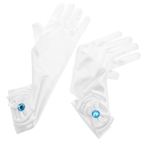5Paren Lange Witte Handschoenen Met Modieuze 1