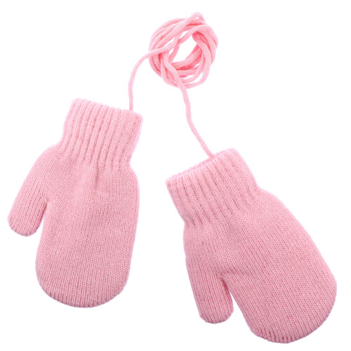2 Paar Kinder Gebreide Winterhandschoenen Winddicht 1