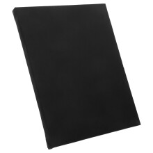 Płótno Czarny Bawełniane Z Ramą Drewnianą Do Malarstwa 20 cm