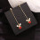 Adorável Do Rato Colar Pulseira Para Senhora 5