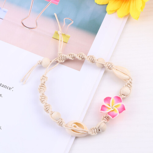 Bracelete Praia Com Pingente E Concha 1