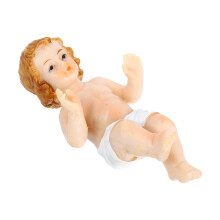Estátua De Resina Do Bebê Jesus Para Decoração Religiosa Miniatura M