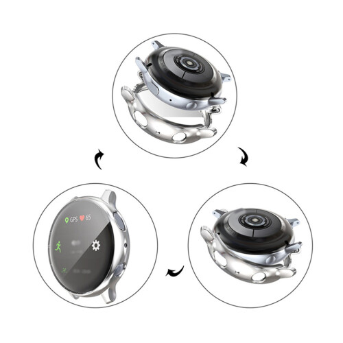 Electroplata Anti-Risco Para Watch Active 2 44Mm Prata 2