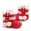 1 Par Vinter Bowknot Julskor Barn Varm Prewalker 5