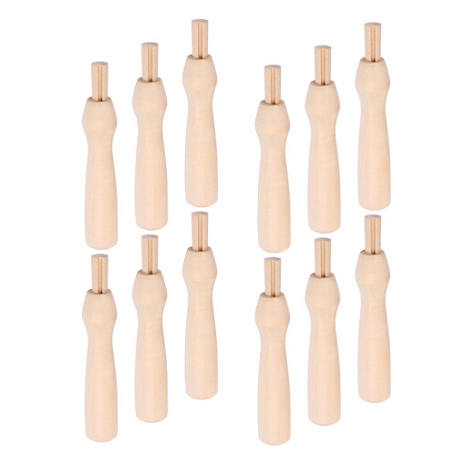 15Pcs Sticklingsverktygshandtag, Multifunktions Trähandtag