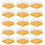 1 Set 100Pcs Fyrkantig Äggula Puff Förpackningslåda 1