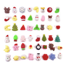 Stress Speelgoed Kerst Meel Ballen Mini Sneeuwpop Kerstman TPR