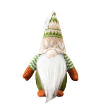 Mooie Thanksgiving-decoratie Kabouterpop met-gestreepte hoed