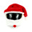 Kerst motorhelm hoes Kerstman hoezen polyester hoed 3