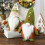 Kerst dwerg pop kabouter Rudolph Tomte Rudolph-Groene hoed 4