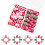 Faux ongles scintillants à pression de noël, couverture 1