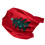Pull élégant à col rond avec motif d'arbre de noël-abricot S 5
