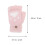 1 Paar Kinder Plüsch Halbfinger Für Draußen (Pink) 2