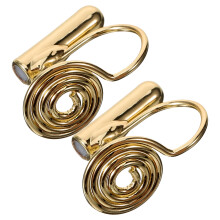 8Stk Goldene Kupfer Ohrclips Clip on Basis Für Ohrschmuck Basteln