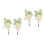 4 Boutonnières Kunstbloem Voor Bruiloft Corsage 8