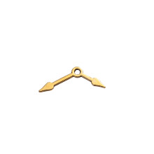 100St Sieraden Legering Gouden Hangers Klokkenwijzer Charm