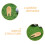 12 Draagbare Golfaccessoires Divot Marker 8