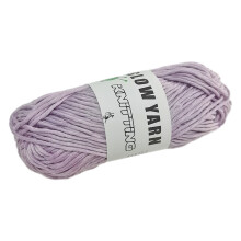 2mm Crochet Yarn Luminous Knitting Cotton Yarn-G008 Taro Purple