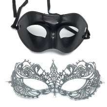 1 / 2Pc Couples Masquerade Mask Set Lace Mask Venetian Mask-set