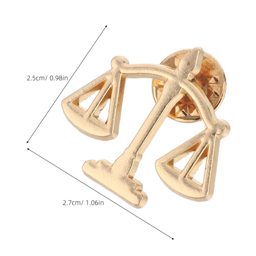 6 Scaal Broche Speld Metalen Kledingaccessoire Feest 2