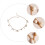 1Stk Shell Halskette Clavicle Chain Legierung Gold 10