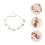 1Stk Shell Halskette Clavicle Chain Legierung Gold 5