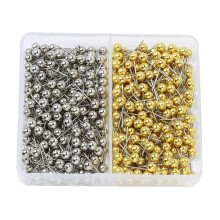 400pack Map Pin Golden Plastic Cork Board Use Adults