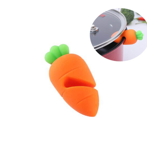 2 Unidades Soporte De Silicona Para Tapas De Olla 1