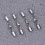 4 Unidades De Cordón En Acero Inoxidable ( 4 Mm) 10