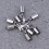 4 Unidades De Cordón En Acero Inoxidable ( 4 Mm) 6