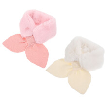 2Stk Winter Kinder Schals Plüsch Baby Schals Süße Kinder Schals