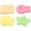 4 Piezas Esponja Bebé Exfoliante Ducha Accesorios Infantil 10